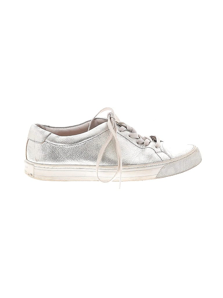Pre-owned Loeffler Randall Sneakers In Silver