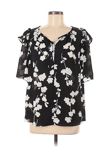 Ann Taylor Short Sleeve Blouse (view 1)