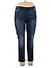 DKNY Jeans Solid Blue Jeggings Size 14 - photo 1
