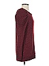 Lauren Conrad Tweed Burgundy Pullover Sweater Size S - photo 4