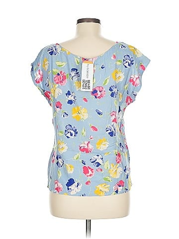 Ralph Lauren Blue Floral Print Ralph Lauren Sleeveless Top (view 2)