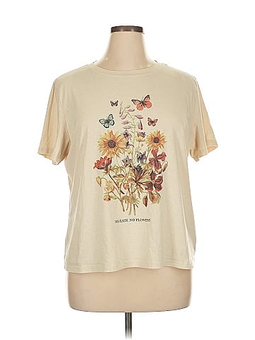 Shein Curve Short Sleeve T-Shirt (view 1)