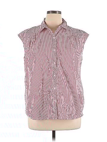 Liz Claiborne Sleeveless Button-Down Shirt (view 1)
