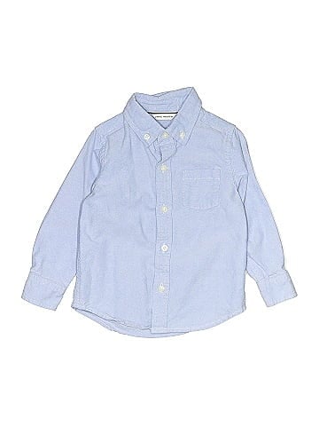 Janie and Jack Long Sleeve Button-Down Shirt (view 1)