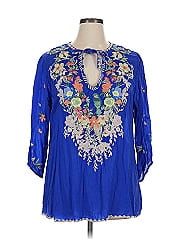 Johnny Was 3/4 Sleeve Blouse