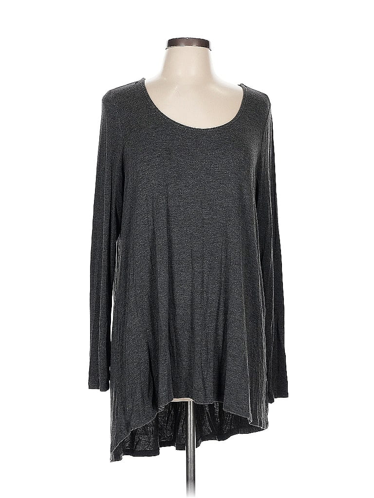 Pre-owned Torrid Long Sleeve T-shirt In Gray