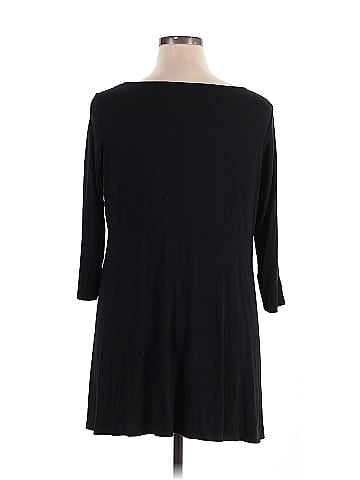 Joan Vass 3/4 Sleeve Top (view 2)