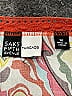 Saks Fifth Avenue 100% Cotton Paisley Orange Long Sleeve Blouse Size 12 - photo 7