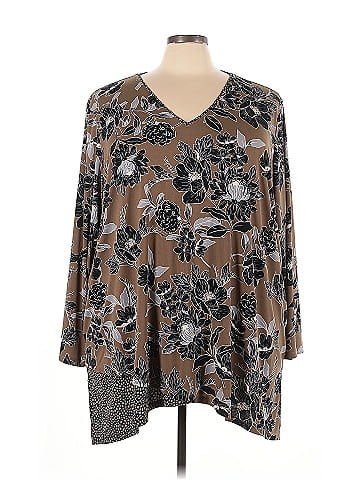 Susan Graver 3/4 Sleeve Blouse (view 1)