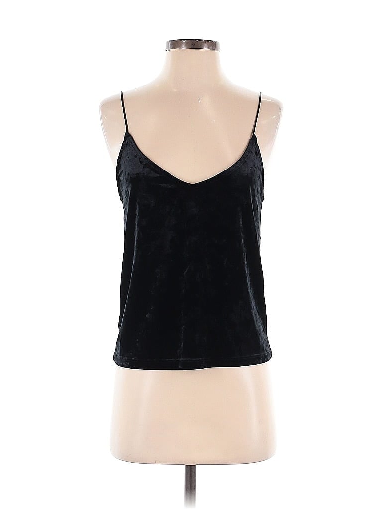 Pre-owned Divided By H&m Tank Top Black Halter Neckline Tops