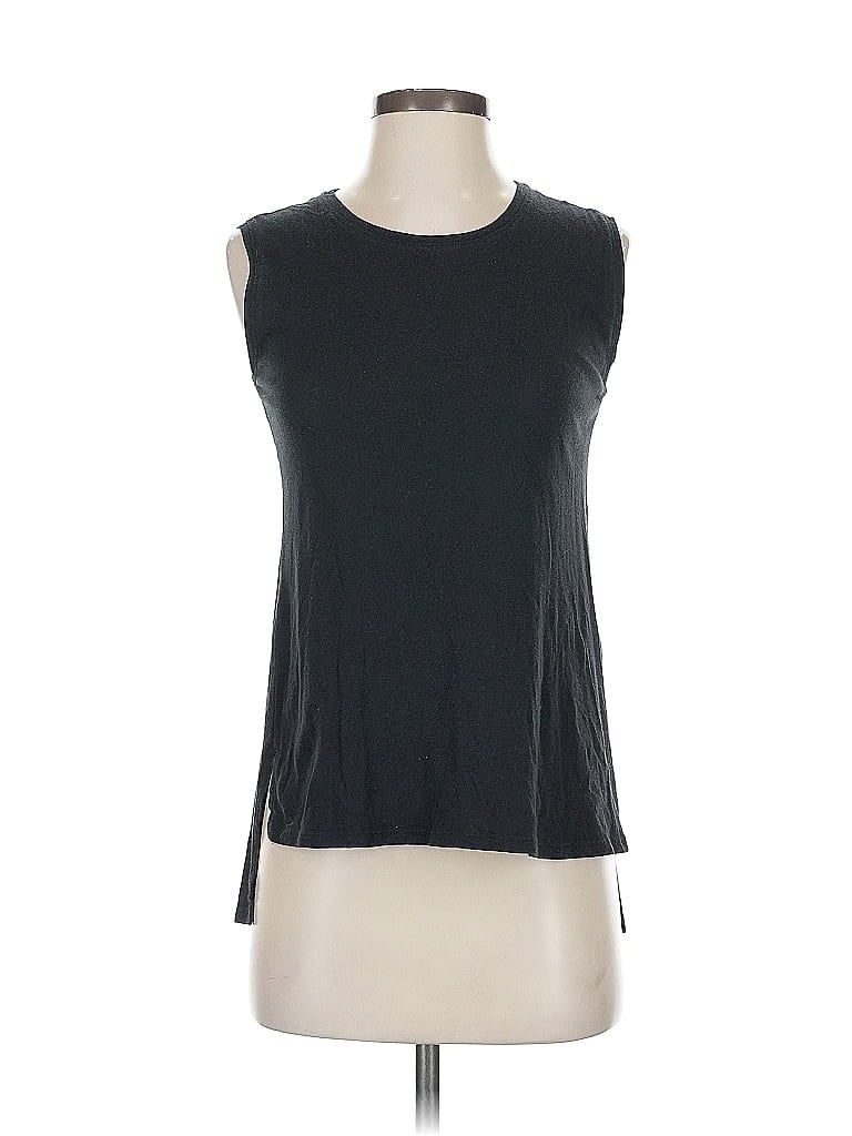 Pre-owned Athleta Sleeveless T-shirt In Black