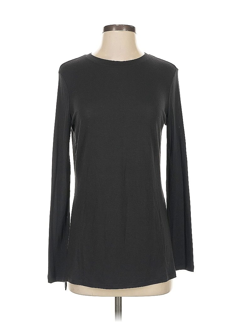 Pre-owned Athleta Long Sleeve T-shirt In Gray