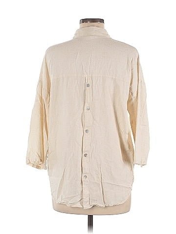 Fun2Fun 3/4 Sleeve Button-Down Shirt (view 2)