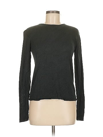 August Silk Long Sleeve Silk Top (view 1)