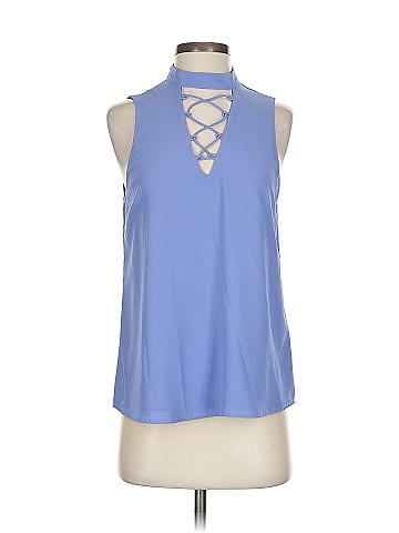 Naked Zebra Sleeveless Blouse (view 1)