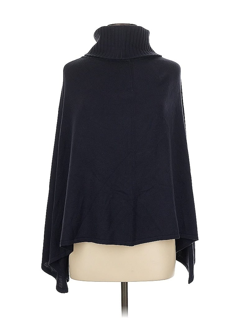 Ann Taylor Factory Black Poncho Size M - photo 1