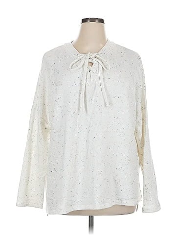 White Birch Pullover Sweater (view 1)