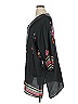 Johnny Was 100% Silk Black 3/4 Sleeve Silk Top Size 1X - photo 4