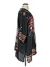 Johnny Was 100% Silk Black 3/4 Sleeve Silk Top Size 1X - photo 3