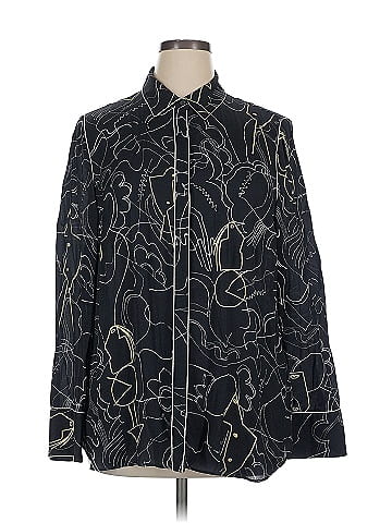 Lafayette 148 New York Long Sleeve Button-Down Shirt (view 1)