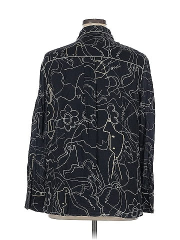 Lafayette 148 New York Long Sleeve Button-Down Shirt (view 2)