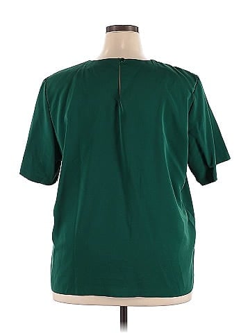 Susan Graver Short Sleeve Blouse (view 2)