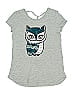 Justice Gray Sleeveless T-Shirt Size 6 (big kids) - photo 1
