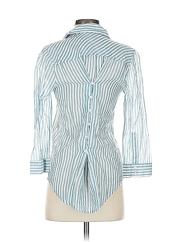 Elizabeth and James 3/4 Sleeve Button-Down Shirt (view 2)