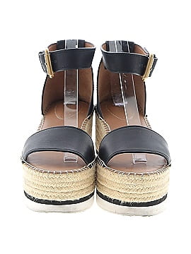 Gucci Blue Black Wedges Size 6 (estimated)