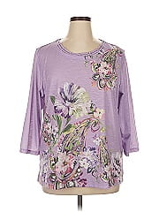 Alfred Dunner 3/4 Sleeve Blouse
