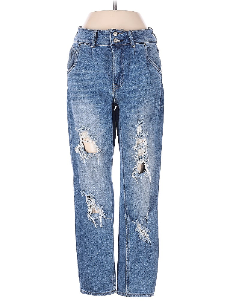Almost Famous Hearts Blue Jeans Size 5 - photo 1