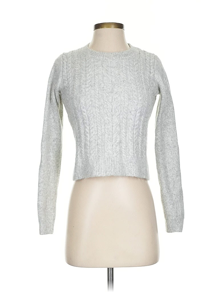 Pre-owned Jessica Simpson Pullover Sweater In Silver