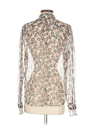 Rag & Bone Long Sleeve Silk Top (view 2)