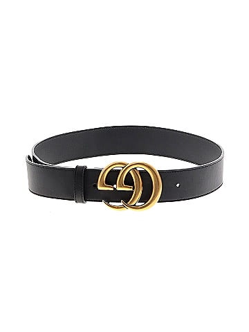Gucci Leather GG Marmont Wide Belt (view 1)