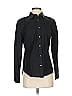 J.Crew 365 Black Long Sleeve Button-Down Shirt Size 4 - photo 1