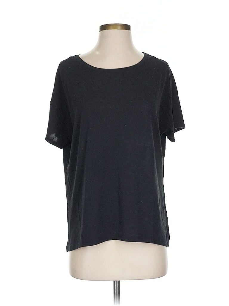 Pre-owned Athleta Short Sleeve T-shirt In Black