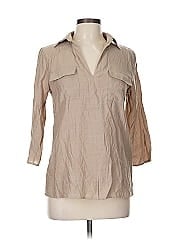 Notations 3/4 Sleeve Button Down Shirt