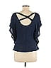 Vintage Havana Blue Short Sleeve Top Size M - photo 2