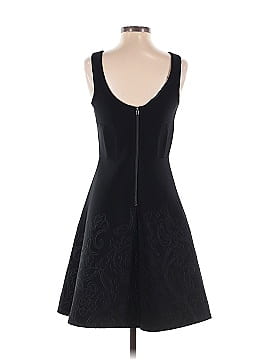 white christmas dresses Black Illusion Turtleneck Black Cocktail Dress – Vintage Couture