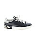 Dolce & Gabbana 100% Leather Blue Black Leather Portofino Sneakers Size EU 37 - photo 1
