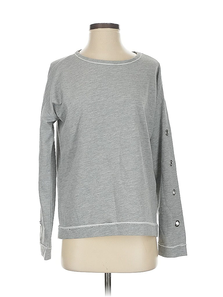 Saks Fifth Avenue Gray Long Sleeve Top Size S - photo 1