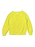 Hanna Andersson 100% Cotton Solid Yellow Pullover Sweater Size 10 - photo 1
