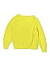 Hanna Andersson 100% Cotton Solid Yellow Pullover Sweater Size 10 - photo 2