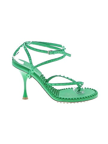 Bottega Veneta Nappa Lagoon Bubble 100mm Sandals  (view 1)
