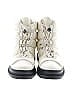 Chanel Ivory Ankle Boots Size 12 (estimated) - photo 2