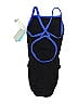 Speedo Graphic Black One Piece Swimsuit Size XXS - photo 2