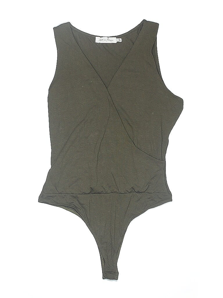 All in Favor Green Bodysuit Size L - photo 1
