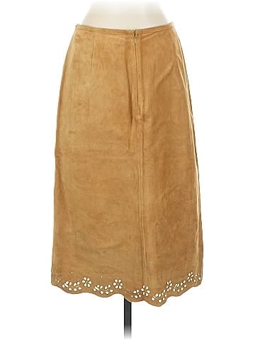 Ann Taylor Leather Skirt (view 2)