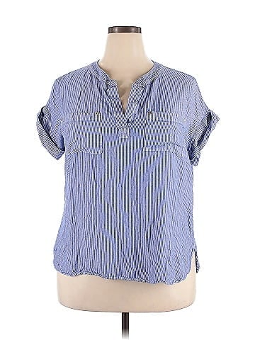 Jones New York Signature Short Sleeve Blouse (view 1)