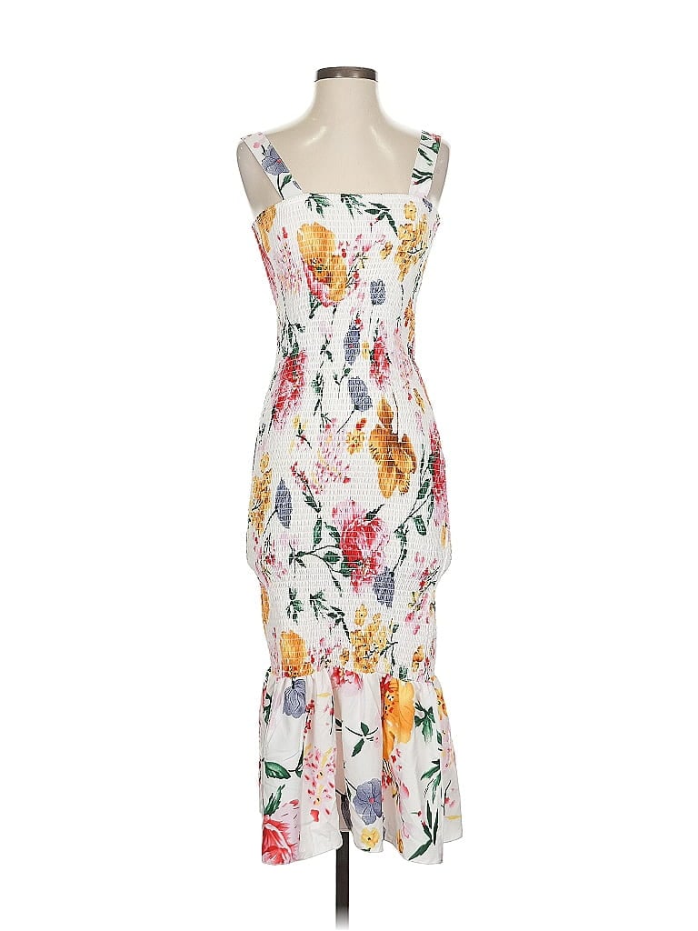 Pre-owned Unbranded Cocktail Dress In White